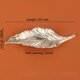thumbnail image 2 of Novedad Negro Oro Silver Silver Hojas Creative Gabinete Tiradores Drawer Perillas Armario Manijas for puertas for muebles Accesorios de hardware, 2 of 7