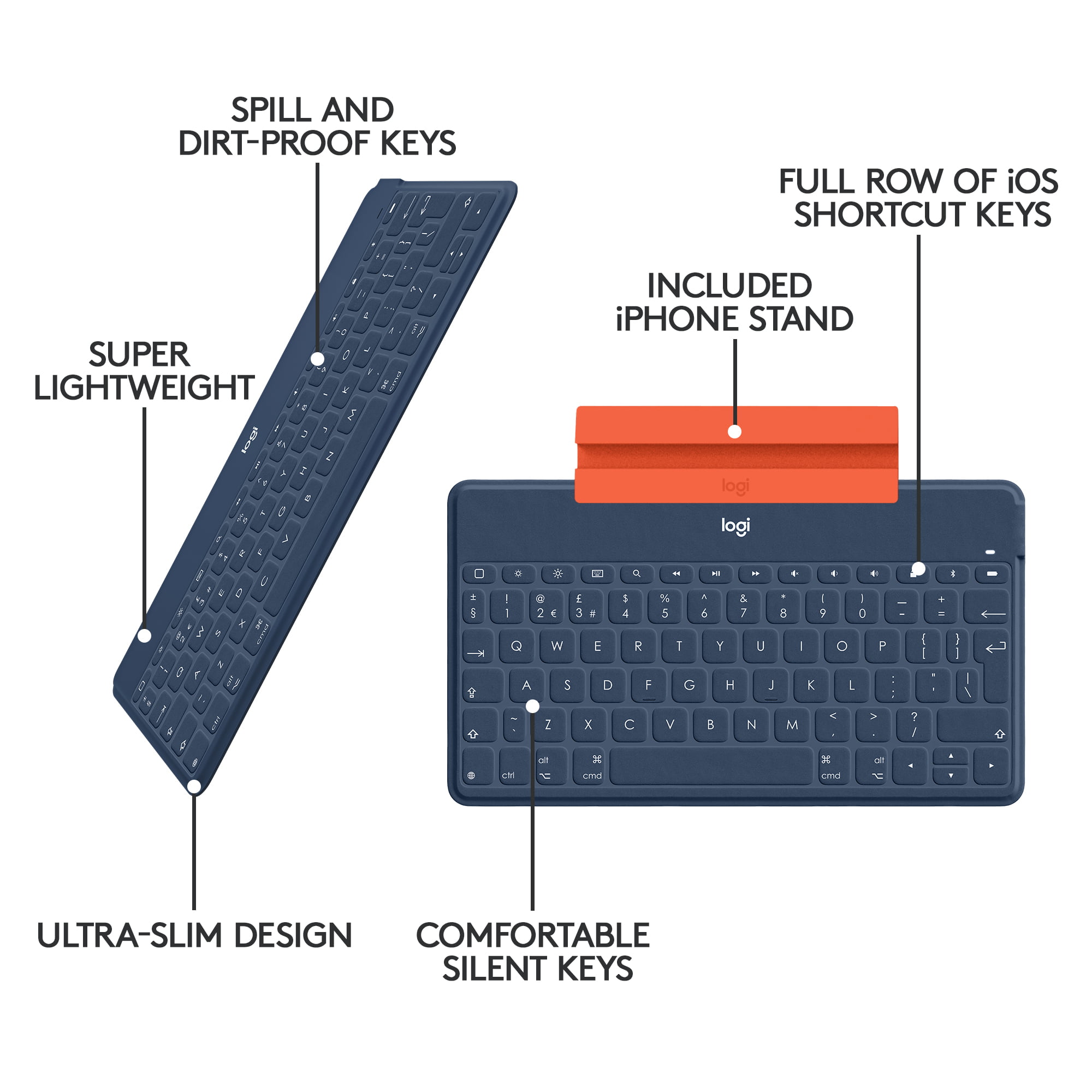 Teclado ultrafino Keys-to-Go de Logitech - Apple (ES)