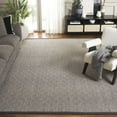 thumbnail image 3 of SAFAVIEH Natural Fiber Axum Bordered Area Rug, Natural/Dark Grey, 9' x 12', 3 of 11