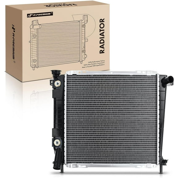 A-Premium Engine Coolant Radiator with Transmission Oil Cooler Compatible with Ford Ranger 85-94, Explorer, Bronco II 85-90 & Mazda B4000, Navajo, Automatic Trans, Replace# 8011164, F07H8005BA
