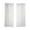 White, variant on Tyidzon White Sheer Curtains, Light Filtering Semi Sheer Voile Curtains with Design Leaves Embroidered Rod Pocket Window Drapes for Bedroom Living Room