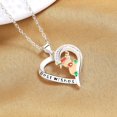 thumbnail image 2 of 1 collar de Navidad, collar con letras de alce de Navidad, mejores deseos H, 2 of 5