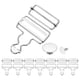 thumbnail image 1 of Uxcell 8 Set Metal Overalls Buckles, 1-5/8" Overall Suspender Clips, Adjustable Buckle Replacement with Sliders and Buttons for Bib Trousers Jeans Suspender, Silver, 1 of 6