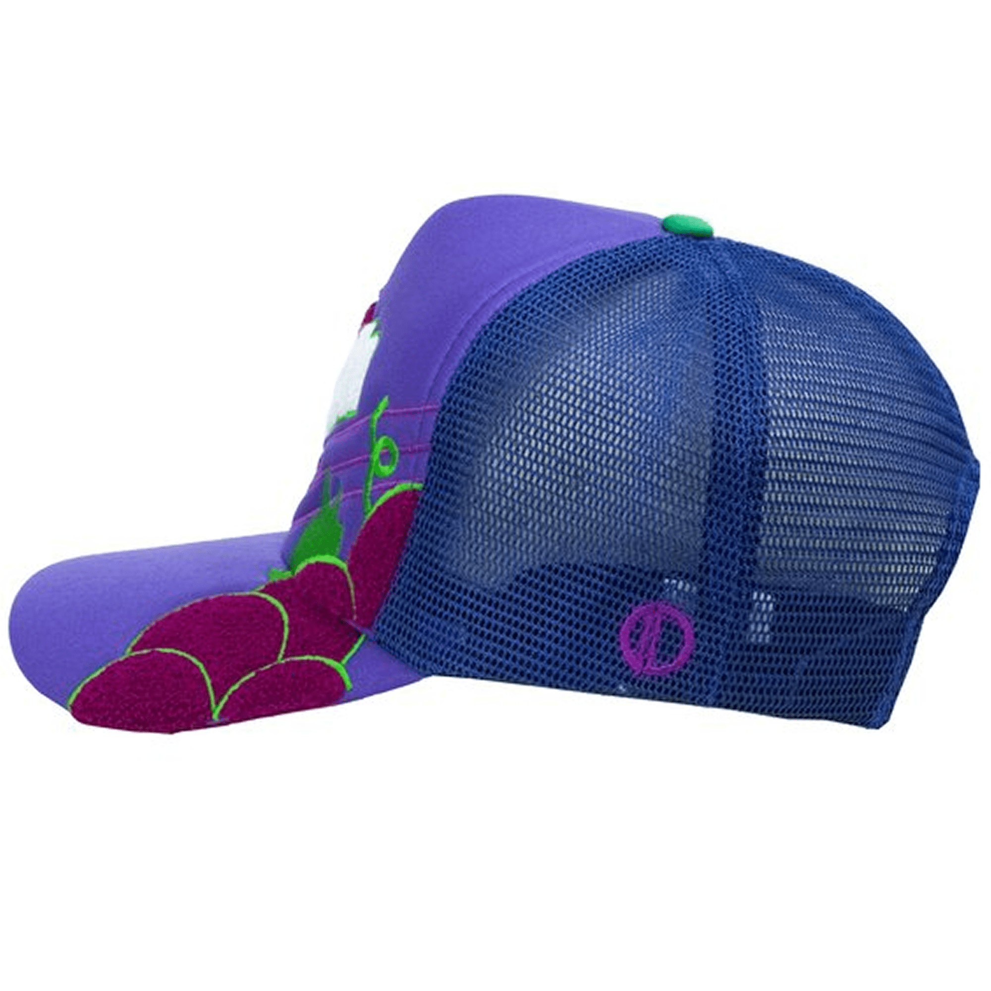 ODD SOX-Grape Crush Trucker Hat-Purple Snapback Cap, Mesh Back, One Size Adjustable