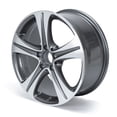 thumbnail image 6 of 18" Wheel Rim 18x8-inch 5-Lug Machined Grey, for Mercedes-Benz E-Class 2017-2019 E300, 2020 E350, 6 of 11