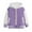 Purple, variant on ANINEO Kids Baseball Jackets Boys Girls Fit Varsity Jacket Casual Lightweight Plain Cardigan Button School Coat