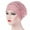 Pink, variant on ievspot 1 Pcs Women's Turban Hat Rhinestone Pearl Head Wrap Baggy Soft Slouchy Beanie Chemo Cap Headwear Hair Wrap