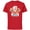 Red, variant on Marvel Avengers & Spider-Man Happy New Year Super Hero Style - Short Sleeve Cotton T-Shirt for Adults - Customized-Black