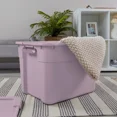 thumbnail image 6 of 20 Gallon Portable Gray Storage Tote with Secure Lid Stackable Utility Tub with Ergonomic Handles Heavy-Duty Plastic Bin for Garage Home Basement Attic Organization, 6 of 6