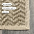thumbnail image 3 of nuLOOM Larnaca Seagrass Herringbone Indoor/Outdoor Area Rug, 5' x 8', Oval, Larnaca Natural, 3 of 8