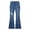 BU2, variant on Women’S Heart Cutout Flare Jeans, High Waisted Distressed Bell Bottom Trousers, Soft Denim Casual Fashion Pants, 1 Piece, Sizes XS Through XXL