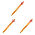 thumbnail image 1 of 2026 Cute Cartoon Erasable Pen, Character Design with Friction Ink, Fun Writing Tool for Kids to Correct Mistakes, Smooth 0.5mm Tip for School Notes - Orange*3, 1 of 5