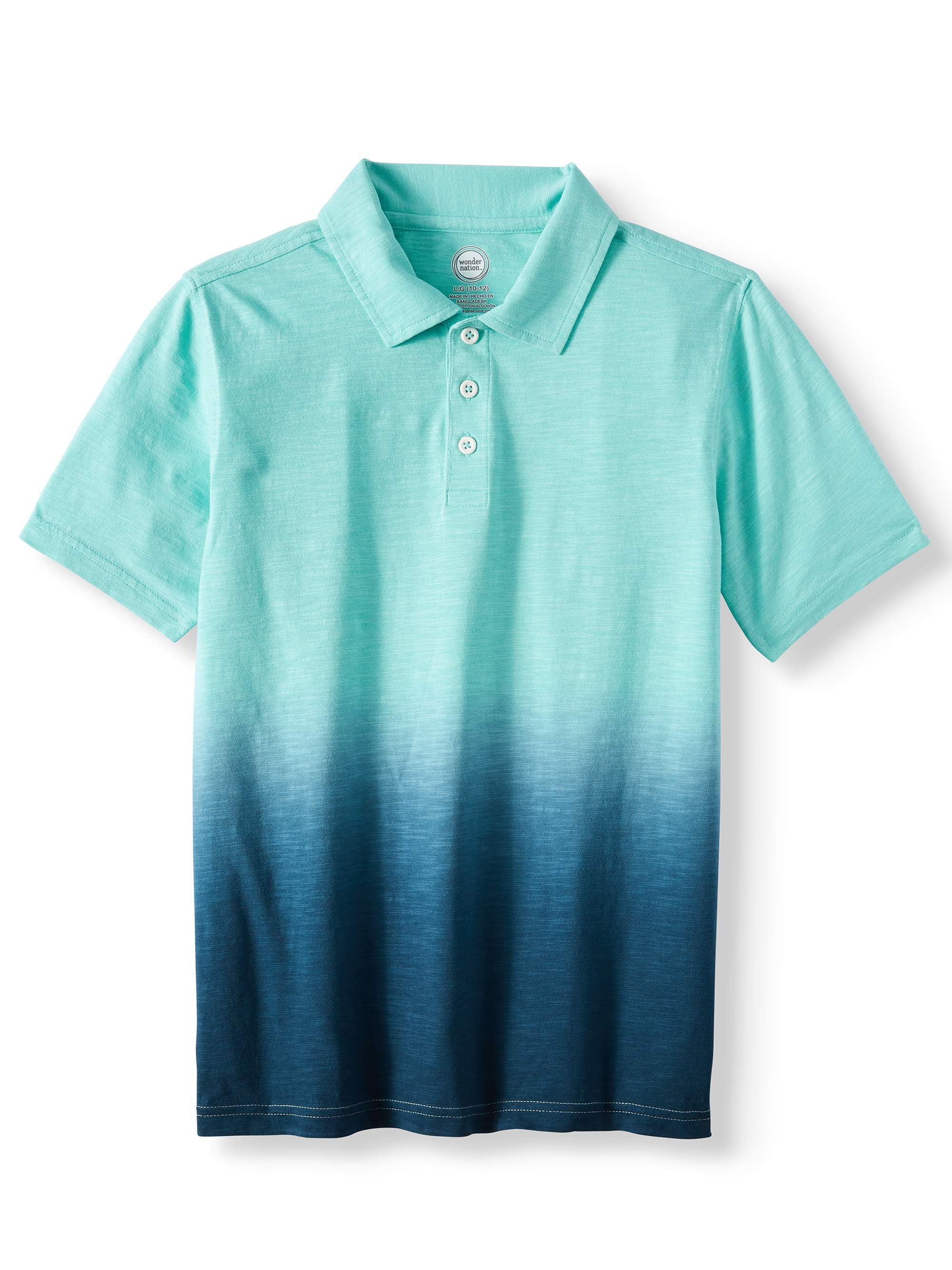 ombre polo shirt