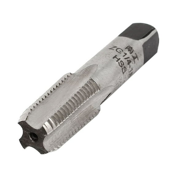 Unique Bargains ZG 1/4-19 BSP 55 Degree Pipe Thread HSS Plug Tap 4 Flutes 60mm Length
