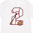 thumbnail image 4 of Inktastic Baseball Second Birthday- Two Years Old Boys or Girls Long Sleeve Toddler T-Shirt, 4 of 5
