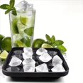 thumbnail image 4 of Mini bandeja for cubitos de hielo con forma de diamante, 16 Uds., divertido molde de silicona for una fácil liberación, cubitos de hielo apilables con tapa, 4 of 7
