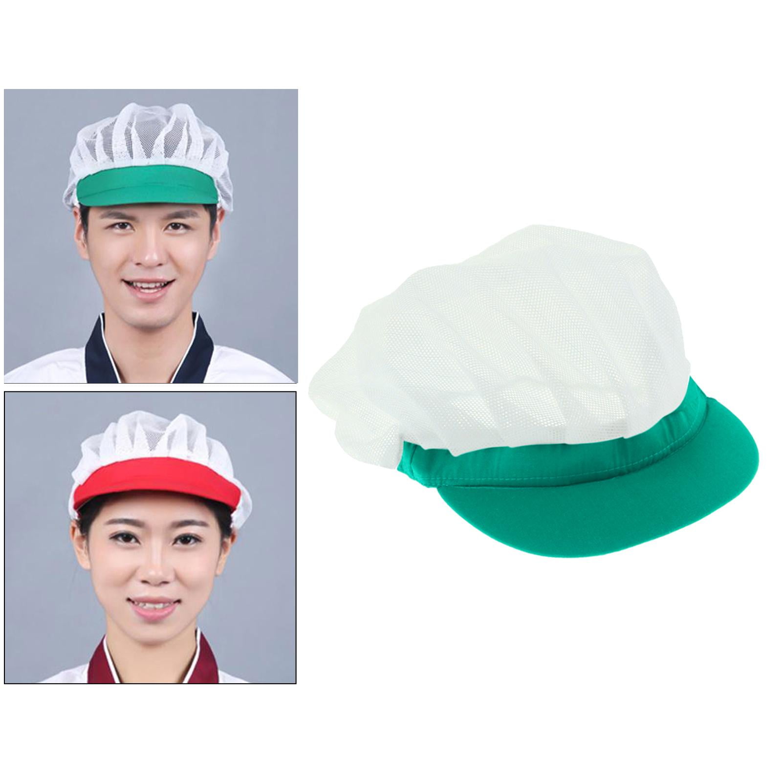 Chef Hats Mesh Kitchen Chef s Hair Nets Food Service Hats with Brim,for