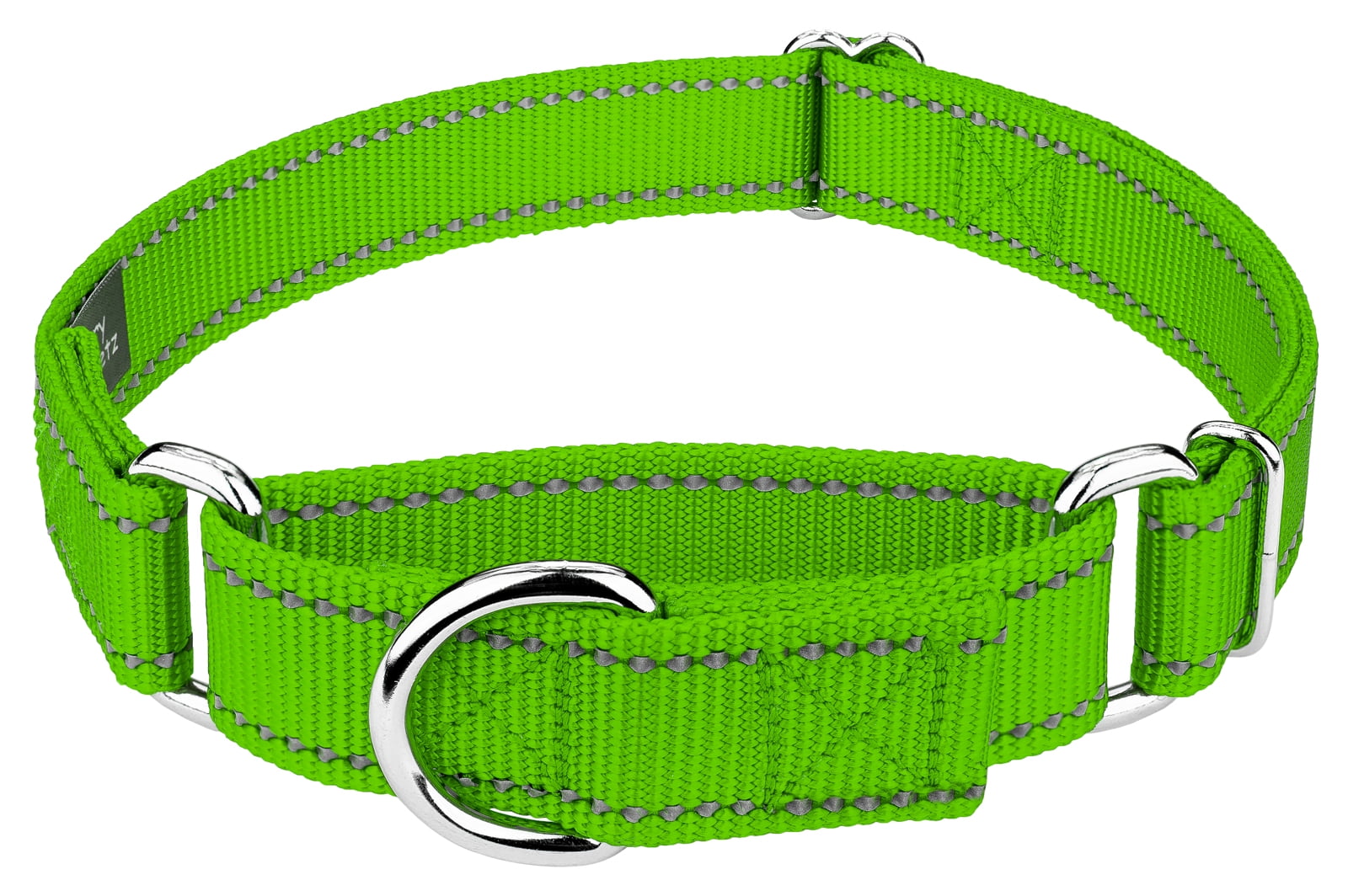 Country Brook Petz Reflective Nylon Martingale Dog Collar