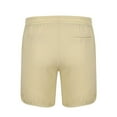 thumbnail image 6 of Inleife Men Casual Solid Summer With Pockets Drawstring Middle Waist Sport Short Pants, 6 of 6