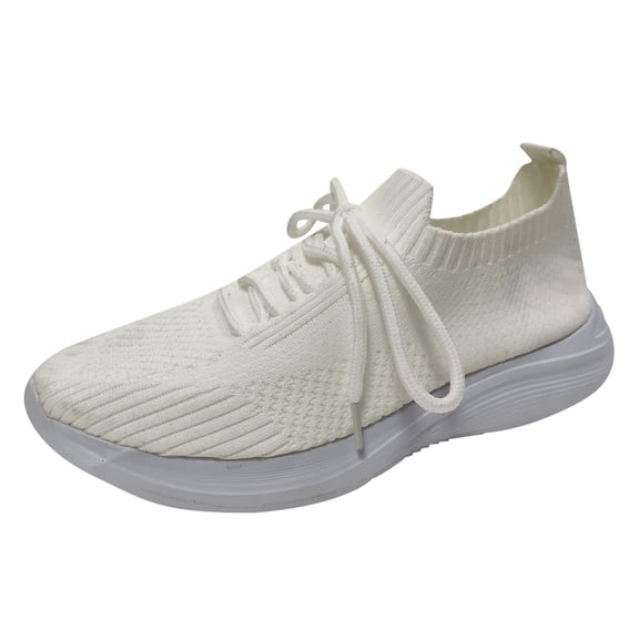 Women Thick-Soled Solid Sneakers Casual Mesh Walking Shoes Lightweight Sport Shoes Tennis Sneakers for Women Stylish