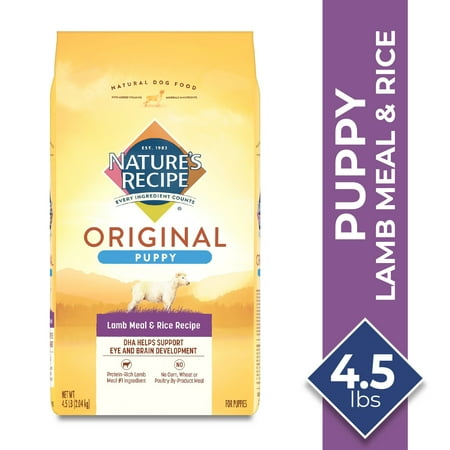 UPC 730521514556 product image for Nature's Recipe Puppy Lamb Meal & Rice Recipe, 4.5-Pound | upcitemdb.com