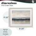thumbnail image 4 of Stupell Industries Contemporary Misty Muted Horizon Birch Framed Print Under Glass, 21 x 17, by Riley B, 4 of 8