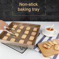 thumbnail image 3 of New 1 Pcs Non-stick Square Baking Tray Pan 11 Inch Cake Bread Oven Pizza Biscuit Kitchen Tool, 3 of 6