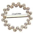 thumbnail image 4 of Jusqu'à 60 % de Réduction, Clip Boucle Perle, Décoration de Taille Nouée, Accessoire de Mode, pour Femmes, Détail Élégant, Design Réglable, Matériau en Soie, Bureau Voyage, Cadeau Élégant Akmoler Prix Réduit, 4 of 4