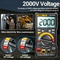 thumbnail image 3 of Multimeters,Voltmeter Ammeter Tester 6000 2000v Test 2000v Test Voltmeter Tools V9 6000 2000v Dsfen Xinzy Buzhi, 3 of 6