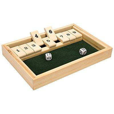 schylling bamboo shut the box game