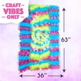 thumbnail image 5 of Craft Vibes Only Tie Dye Festival Blanket -Knot Your Own Blanket Design Gift for Tween, Teen & Kids Age 8+, 5 of 5