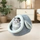 thumbnail image 5 of Caseta para gatos, almohadillas para caseta, otoño e invierno, para gatos, casa para gatos, para cachorros y gatitos, universal para las cuatro estaciones, cama para cachorros, clida y, 5 of 6