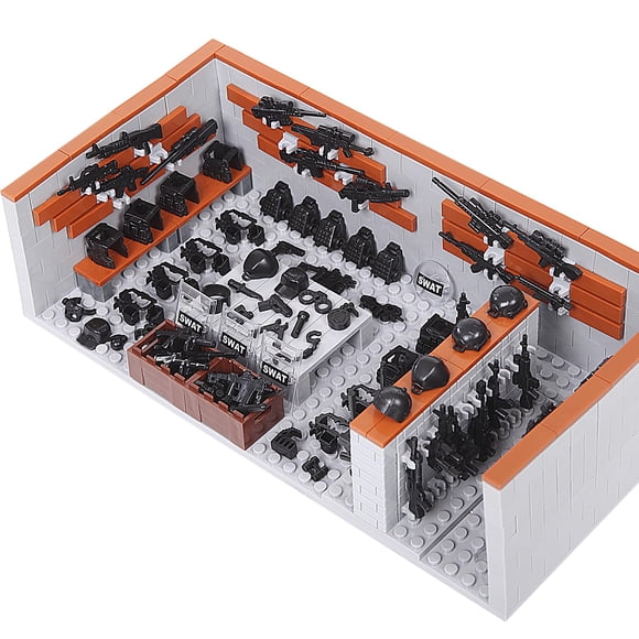 Set de bloques de construcción Military Base Army Base WW2 Battle 568 unidades