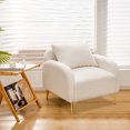 thumbnail image 2 of Gymax Fauteuil d'Appoint Moderne Fauteuil de Loisirs Rembourré avec Coussin, 2 of 10