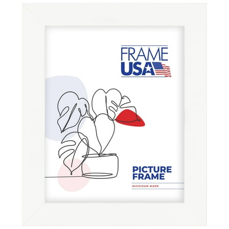 Affordable Medium White 8x12 Inch Picture Frame