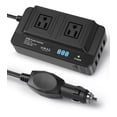 thumbnail image 1 of Inversor de corriente Portátil para Auto BLOOSOM 200W 12v a 110v, 1 of 6