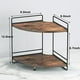 thumbnail image 4 of Organizador de esquina SANRETAHO de 2 niveles para baño y cocina, 4 of 7