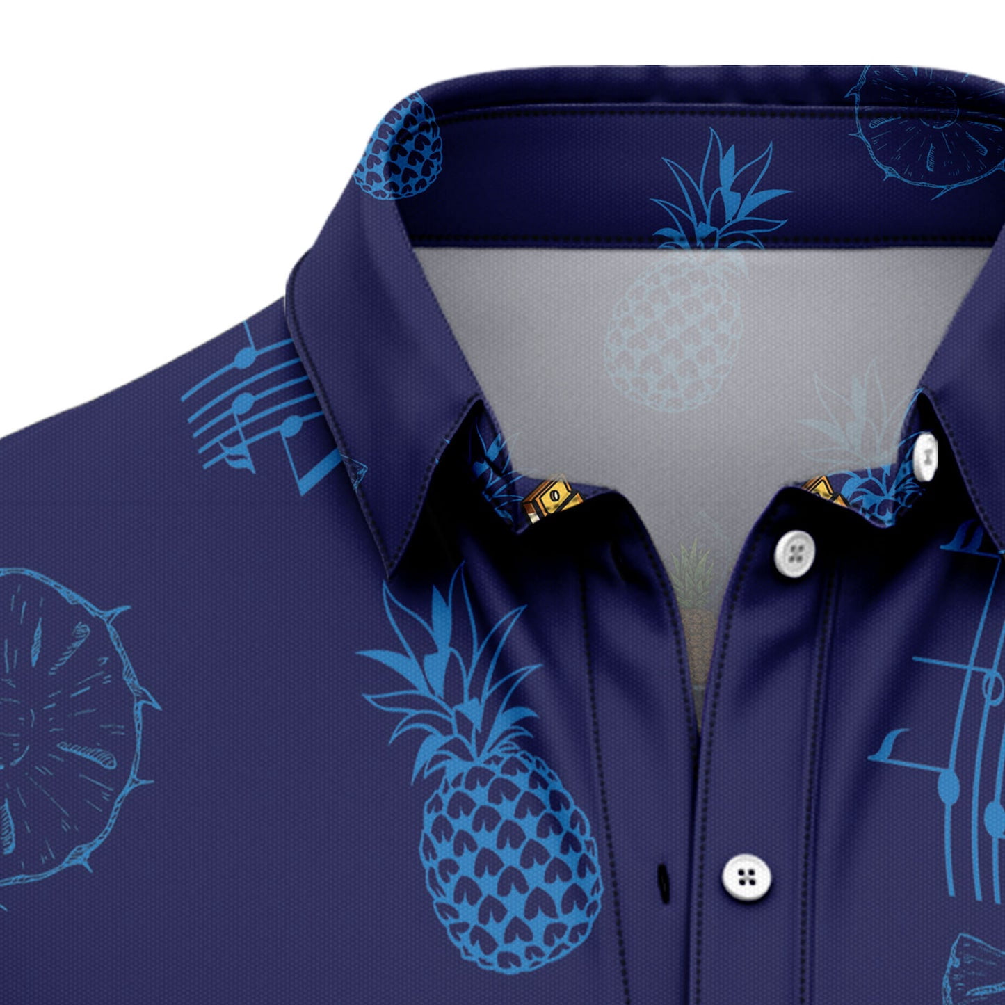 Harmonica Musical Instrument Aloha Hawaiian Shirt