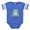 Royal Blue, variant on CafePress - Owl - Cute Infant Baby Football Bodysuit