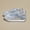 Silvery Blue, variant on Retro Chunky Sole Comfort Walking Shoes | Fashion Dad Shoes Platform, Lace-up Closure, Round Toe, Low Top, All-season, Casual Style, Polyurethane Upper, Fabric Inner, EVA Insole, Rubber Sole