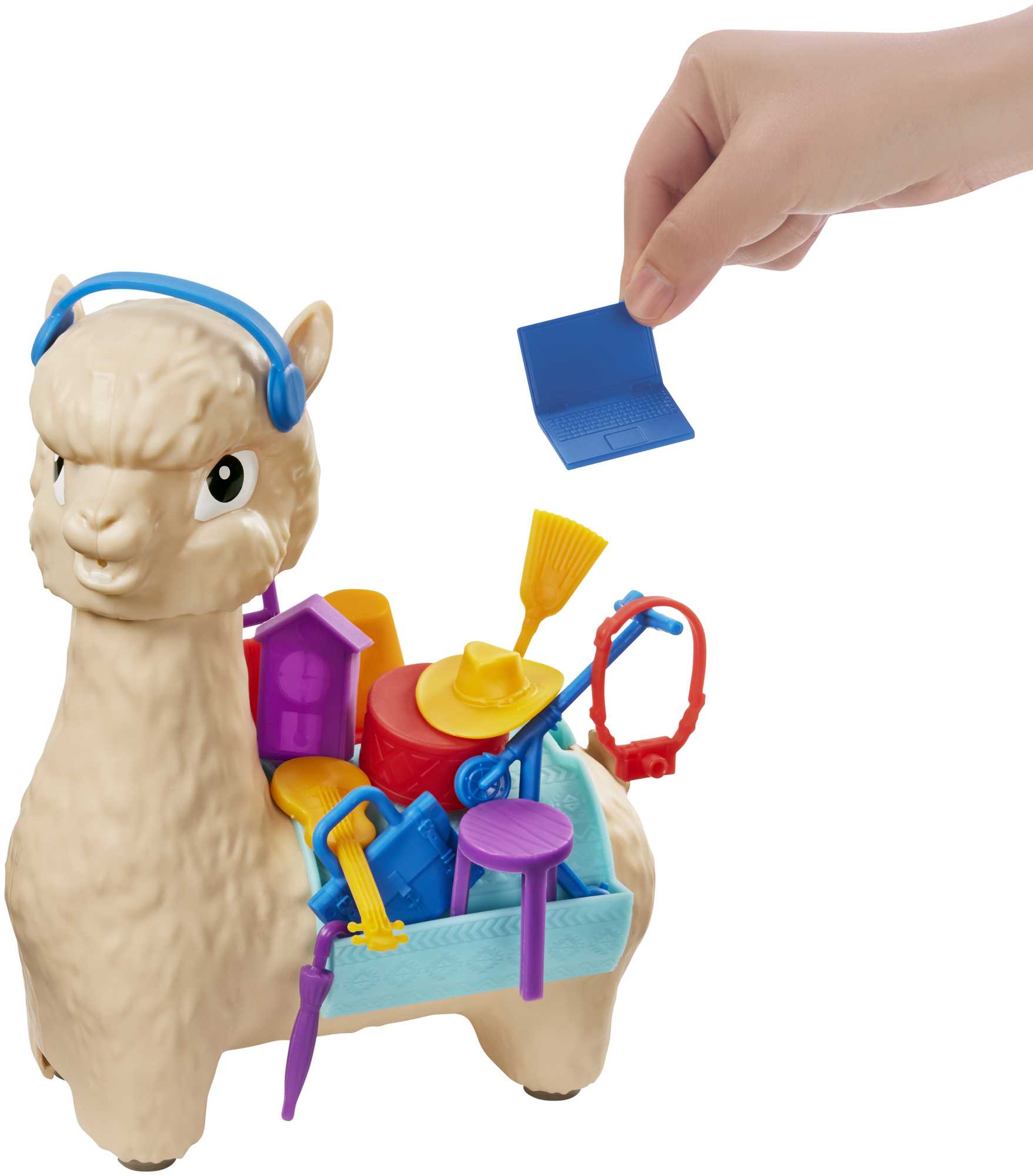 Hackin' Packin' Alpaca Kids Game, Quickly Stack Pieces & Al Sprays Water, Family & Kids Game Nights - image 5 of 6