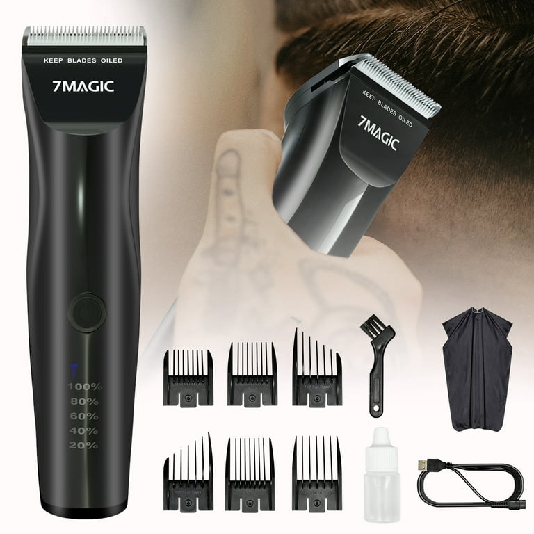 Mueller Ultragroom Hair Clipper and Trimmer, Pro Colored Haircutting Kit,  for Men and Women, 12 Guide Combs, All-in-One Trimmer for Hair Beards Head  Body Face 23 piece Black