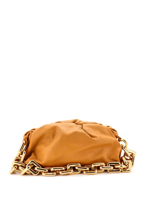 Pre-Owned The Chain Pouch Leather Teen By Rebag