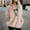 #148-Pink, variant on Craaazy Women's Letter Printed Fleece Sweatshirt Gifts Winter Casual Long Sleeve Drawstring Hoodies, Comfy Fuzzy Tops with Pocke ts