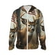 thumbnail image 1 of Fotbe American Wildlife Deer Forest Chaqueta con Protección Solar UPF 50+ para Hombre y Mujer, Camisa con Capucha y Bolsillos-Medium, 1 of 7