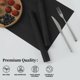 thumbnail image 2 of Juego de 6 manteles individuales Leetaltree con marco negro de PVC resistente al calor, 2 of 9