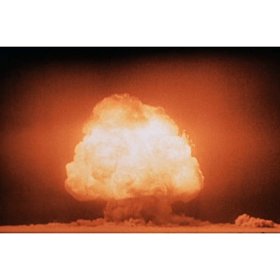 24x36 gallery poster, Trinity test of the Manhattan Project first detonation of a nuclear weapon