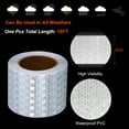 thumbnail image 3 of Uxcell 2Pcs Reflective Tape 2"x16 Ft Waterproof Reflective Tape White, 3 of 7