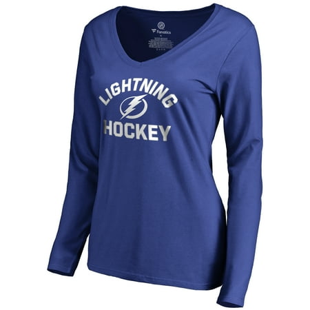 - Tampa Bay Lightning Women's Overtime Long Sleeve T-Shirt - Blue