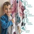 thumbnail image 3 of Blackout Kids Curtains,Pioneer Flower Floral Print Pattern Childrens Insulated Curtains Set Of 2,Bedroom Essentials,Toddler Room Decor 42"x54", 3 of 5